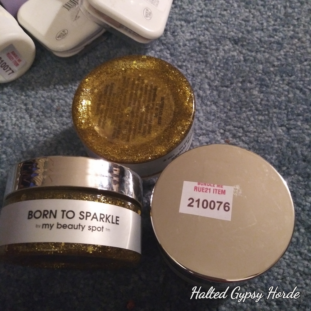 Born to sparkle from Rue21 Glitter Peel off mask